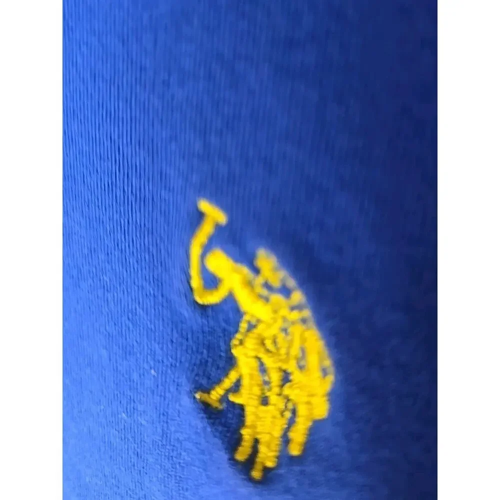 Polo Ralph Lauren Polo Shirt Mens L Classic Fit Pima Soft Touch Blue Embroidered